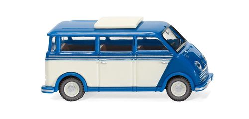 1:87 DKW Schnelllaster Bus - blau/perlweiß