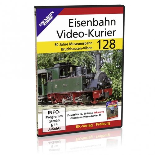 DVD - Eisenbahn Video - Kurier 128 50 Jahre Museumsbahn Bruchhausen-Vilsen