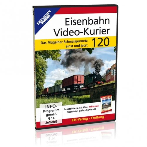 DVD - Eisenbahn Video-Kurier 120 Das Mügelner Schmalspurnetz einst und jetzt