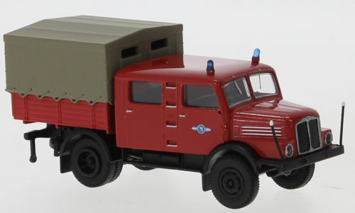 IFA S 4000-1 Bautruppwagen, Feuerwehr , 2. Version, 1960