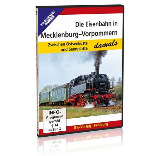 DVD - Die Eisenbahn in Mecklenburg-Vorpommern - damals