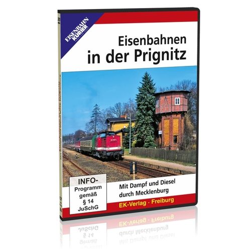 DVD - Eisenbahnen in der Prignitz Mit Dampf und Diesel durch Mecklenburg